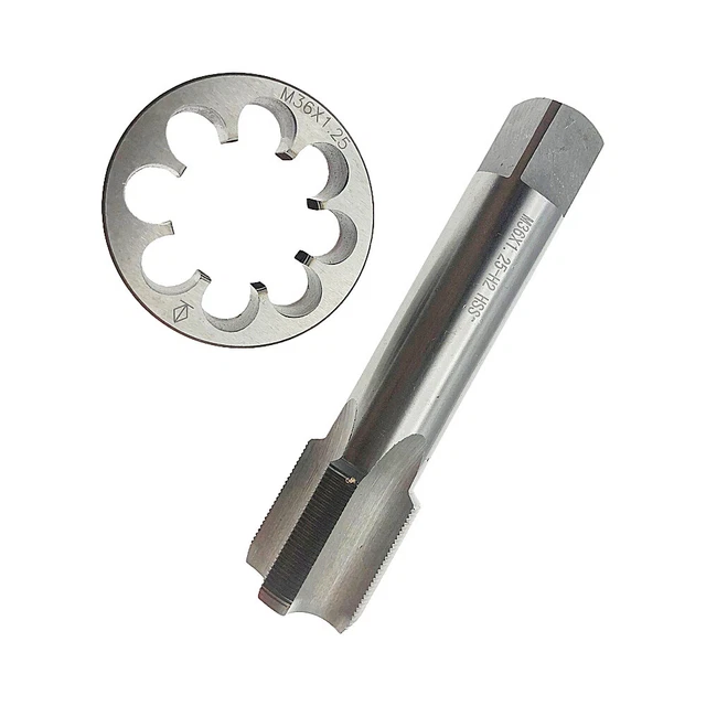 New M36X1.25mm Plug Tap and M36X1.25mm Die Threading Tool HSS