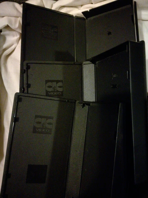 Black Video Betamax V2000 Cases BBC Cic Etc