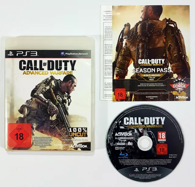 Sony PLAYSTATION 3 Call Of Duty Advanced Warfare Allemagne Pal Emballage