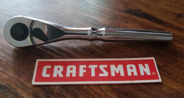 Craftsman 45T 1/4" Dr Quick Release Ratchet Handle - 99967 -NEW-Polished