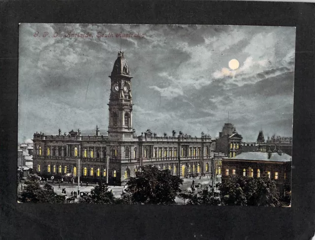 B3793 Australia SA Adelaide GPO Post Office vintage postcard