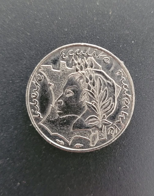 Pièce de monnaie 10 Francs Jimenez 1986 République Française