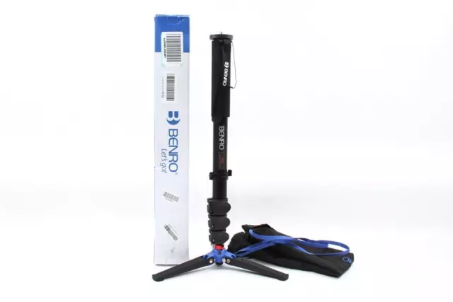 Used Benro A48FD Aluminum Monopod with 3-Leg Locking Base