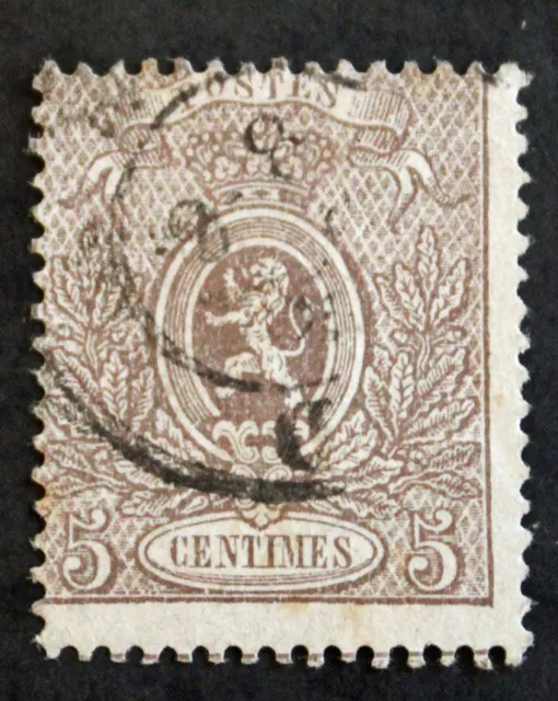 Briefmarke Belgien / Belgium Briefmarke - Yvert Tellier N°25 Gestempelt (cyn21)