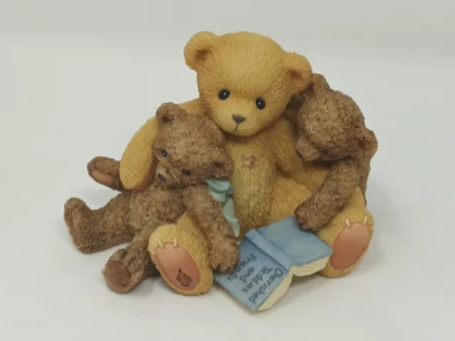 Cherished Teddies CALEB and FRIENDS When One Lacks Vision Supervision