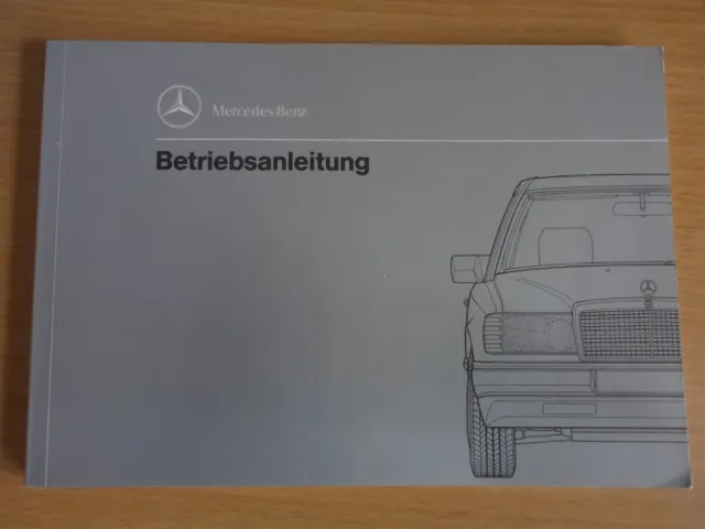 Betriebsanleitung Mercedes Benz W124 200 - 300 E  Werkstatt Verzeichnis Europa