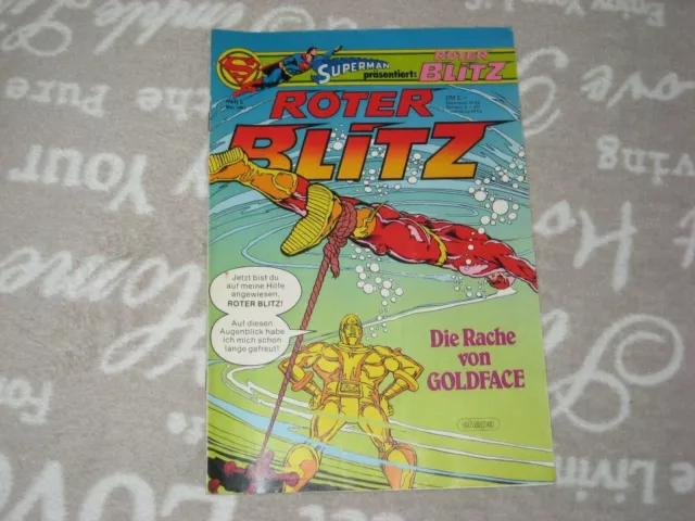 SUPERMAN präsentiert: ROTER BLITZ 1983 Heft # 5 - EHAPA - ZUSTAND 1-