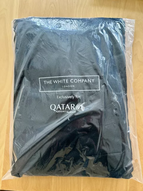 Qatar Airways Pyjama The White Company London Gr. L Schlafanzug Business Class