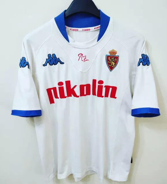 REAL ZARAGOZA 2001-2002 Pikolin camiseta shirt trikot maillot maglia M
