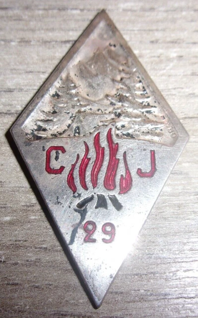 INSIGNE TISSU CHANTIERS De Jeunesse Cjf N°45 Saumur - N°1 EUR 35,00