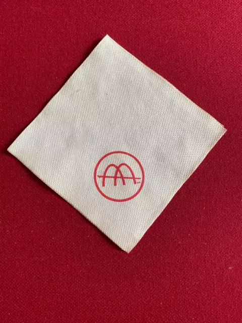 1960's, McDonald's (Slash Logo), "Un-Used" Napkin (Scarce)