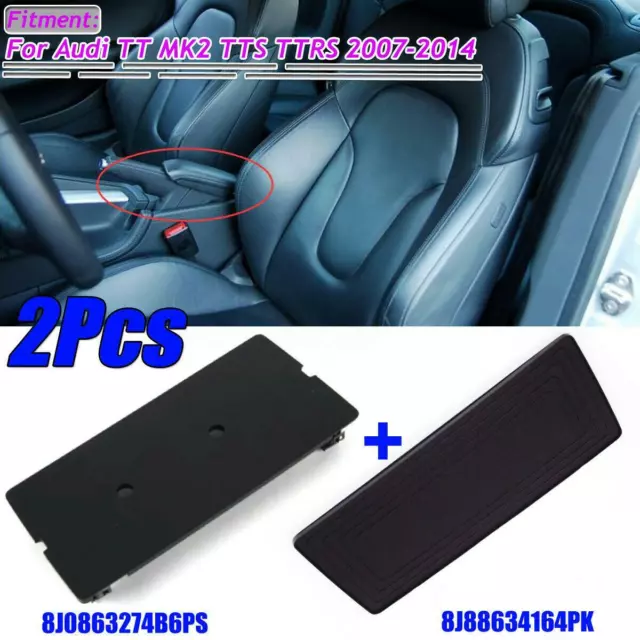 For Audi TT MK2 TTS Center Console Phone Holder Replacement Cover + Insert Mat