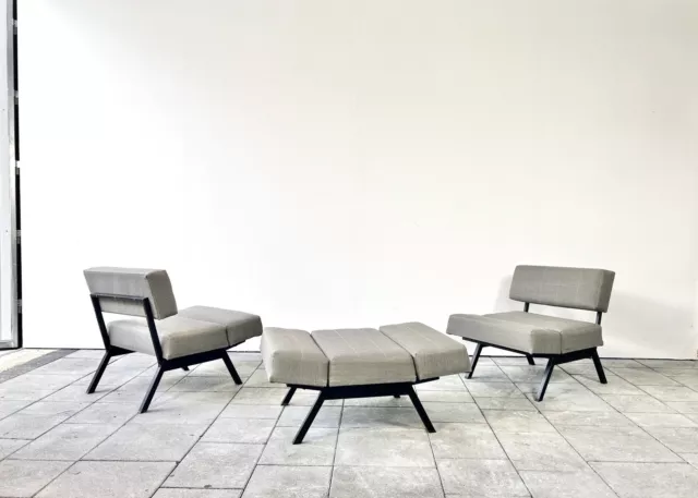 Panchetto Lounge Chairs design Rito Valla for IPE Bologna 1960ies