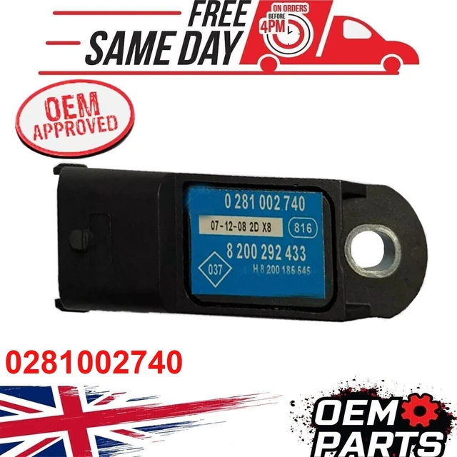 AIR INTAKE TURBO BOOST PRESSURE MAP SENSOR For NISSAN OPEL RENAULT VAUXHALL