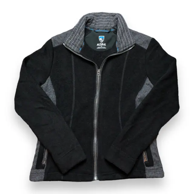 Kuhl, Jackets & Coats, Kuhl Womens Savina Alfpaca Fleece Jacket Medium  Black Size Xlarge