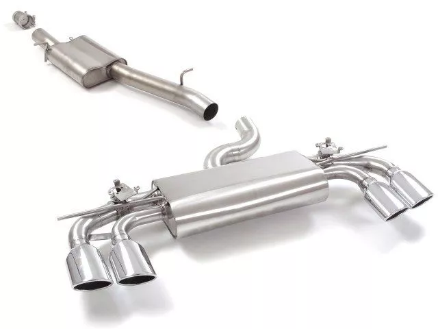 Centrale Inox+Posteriore Sdoppiato Terminali Ovali 4/108X70Mm Per S3 8V S3 Spb Q