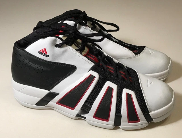 VINTAGE ADIDAS FORMOTION White/Black/Red Basketball Shoes Men Size 11  $49.99 - PicClick