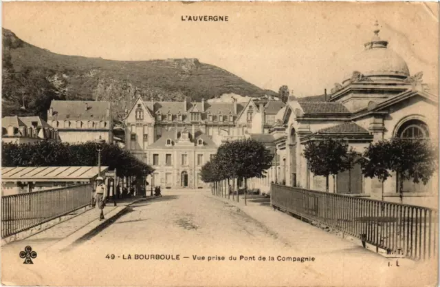 CPA La BOURBOULE Vue prise du Pont de la Compagnie (720827)