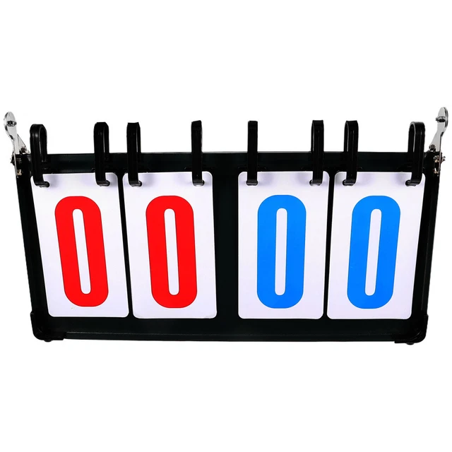 Helweet Tableau De Score Sportif Portable 2 Pièces - Affichage Score Basket Football Baseball 00-99