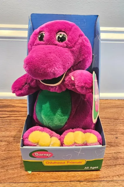 Vintage 1996 Barney Purple Dinosaur Plush The Lyons Group NOS RARE!!