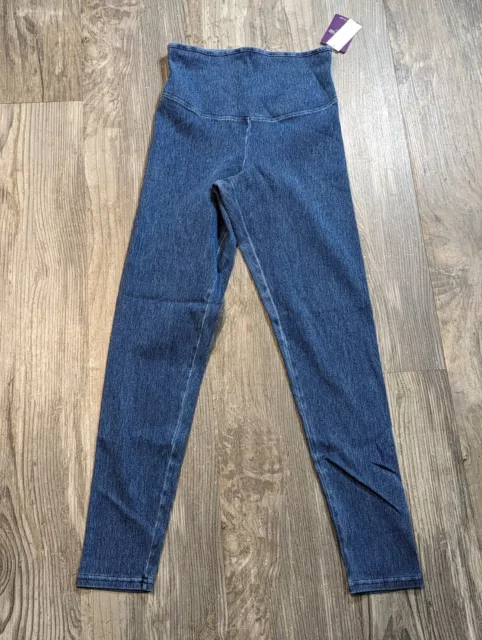 Yummie NEW Blue Denim Leggings Super Women's Size M