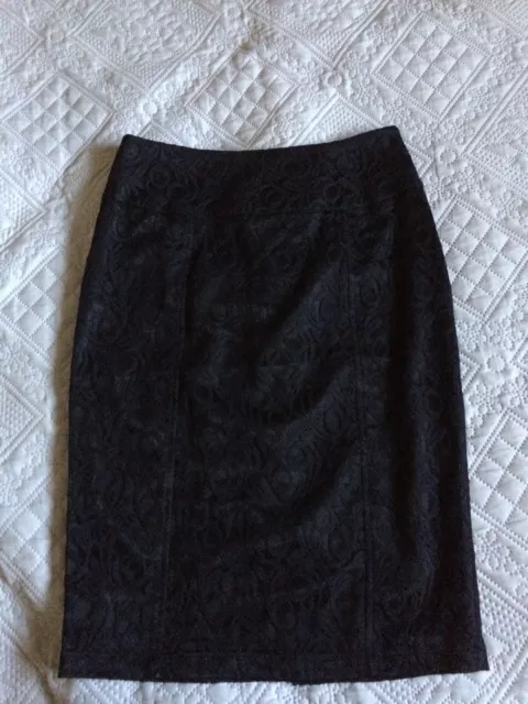 JUPE NOIRE DENTELLE Camaieu EUR 15 00 PicClick FR