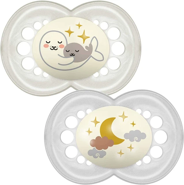 Calzoncillos nocturnos originales de látex 6 meses + paquete de 2, bebé que brilla en la oscuridad
