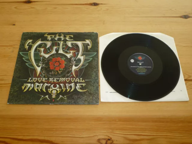 The Cult Love Removal Machine 12" Inch Extended Single Vinyl Record Near Mint