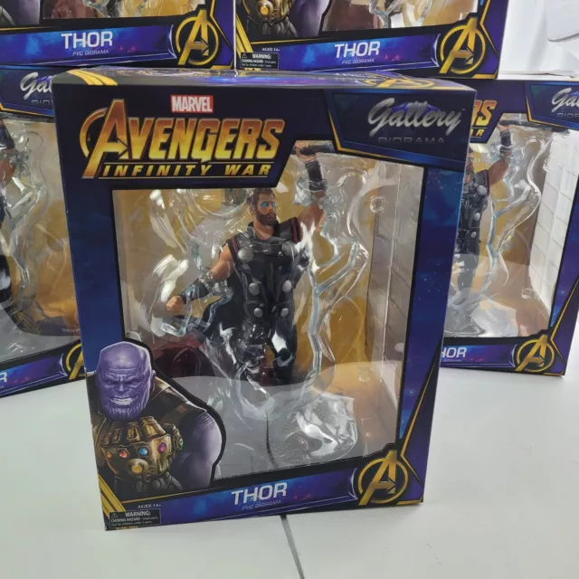 MARVEL Gallery AVENGERS INFINITY WAR THOR 9" PVC Diorama Toy Statue SEALED