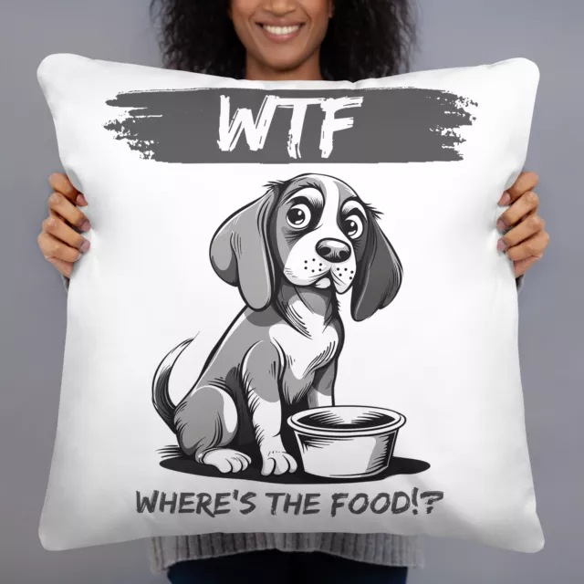 Dog Design Pillow Beagle Soft Cushion Puppy Lover Gift Pet Bed Sofa Throw Funny