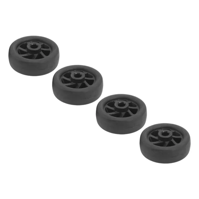 4X Suitcase Wheels Replacement Durable PVC Swivel Luggage Caster Wheels Repair