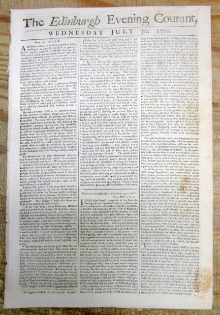 1760 newspaper CHEROKEE INDIAN WAR Montgomery FORT PRINCE GEORGE South Carolina