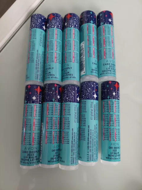 avon-care-deeply-w-aloe-2023-calendar-lip-balm-new-lot-of-10-32-00