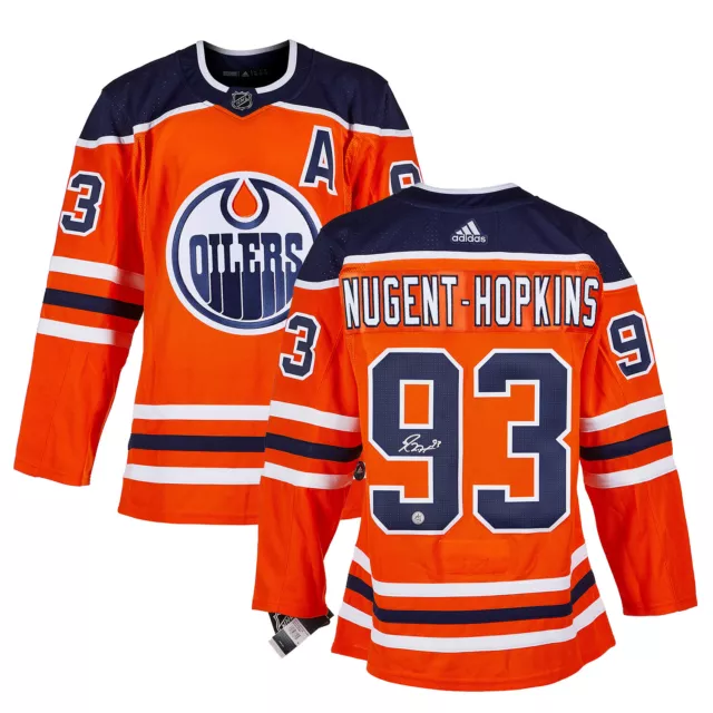 Ryan Nugent-Hopkins 93 Edmonton Oilers Blue Jersey 2022-23 Primegreen Home  - Bluefink