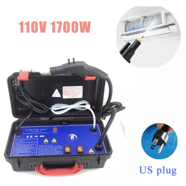 110V 1700W Commercial New Portable Steam Cleaner Car Upholstery Cleaning Machine