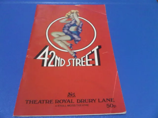 42nd Street Theatre Programme Theatre Royal Drury Lane London 1984