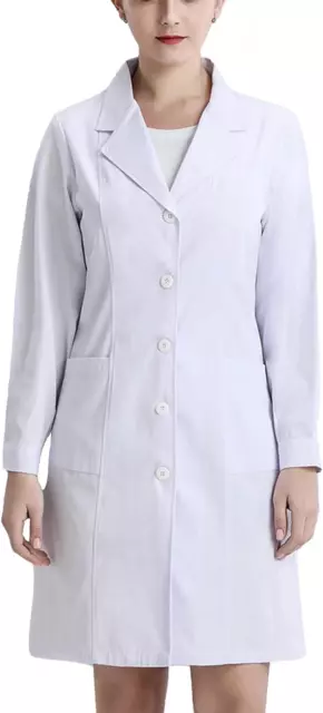 Blouse De Laboratoire Femme Blanche Coton - Blouse De Medicale Vêtements Manches