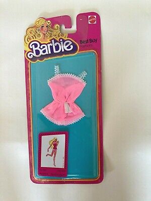 Vintage Barbie Best Buy Fashions 1469 Mib 1980 Pink Lingerie Baby Doll Rosa