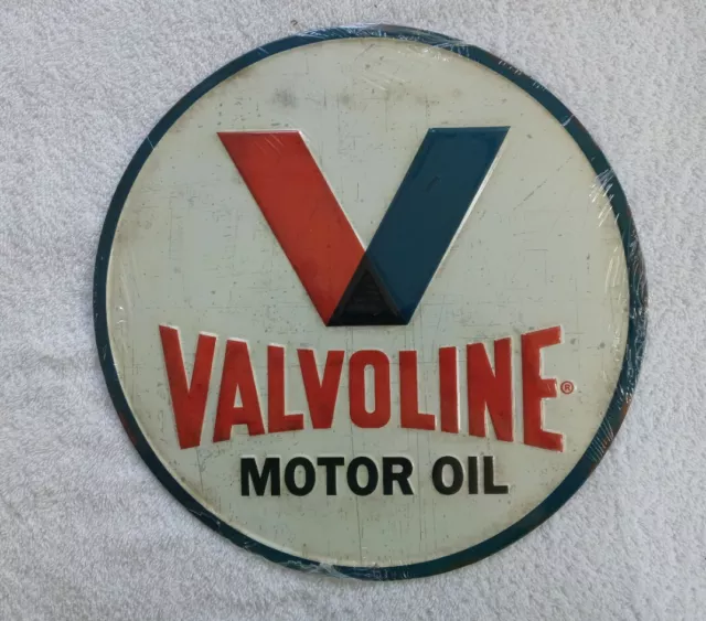 Valvoline Motor Oil Rustic Logo 12" Metal Tin Sign Reproduction New