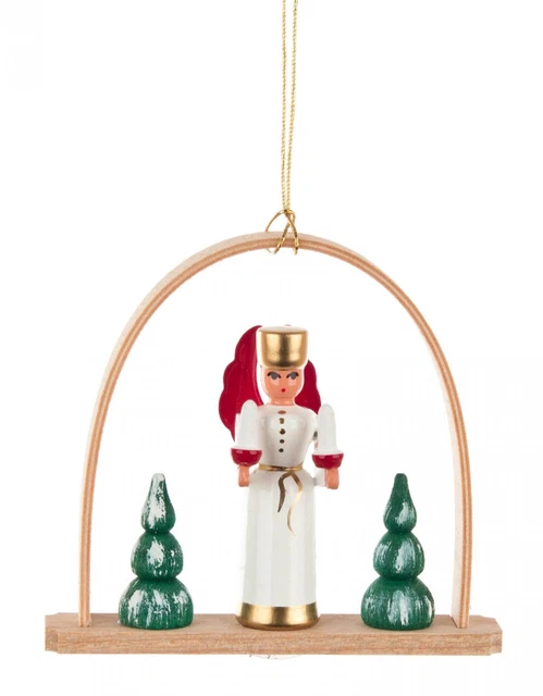 Baumbehang Engel mit Licht im Bogen H: 7cm NEU Christbaumbehang Baumschmuck