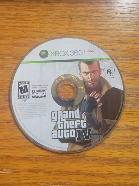 Grand Theft Auto IV (Xbox 360, 2008) - Game Only