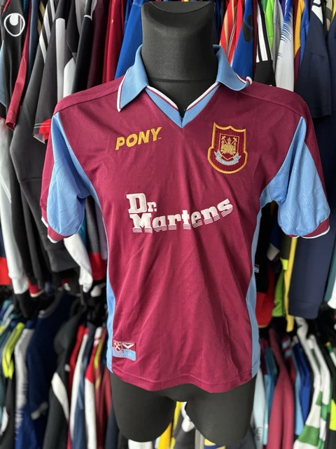 Maillot De Football West Ham United 1995/1997 L/S Maillot Away Poney