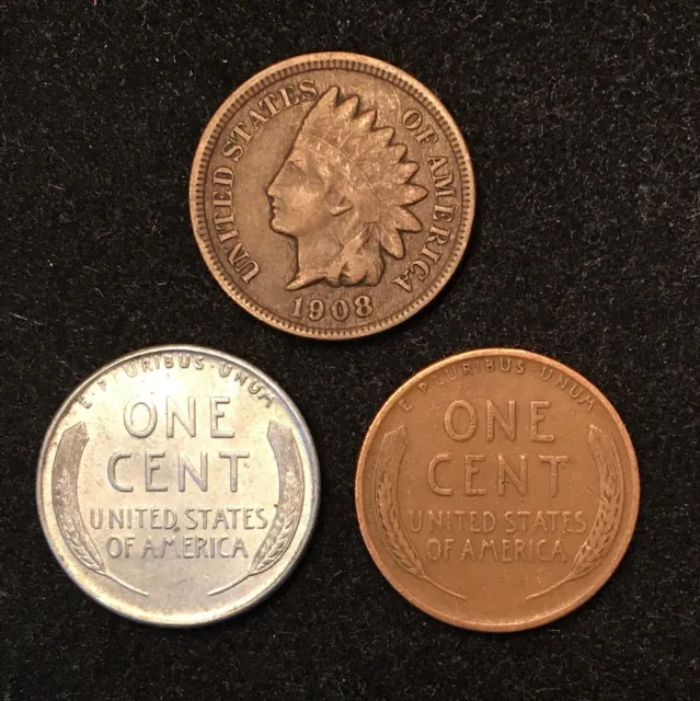 Indian, Steel & Wheat Cent Collection