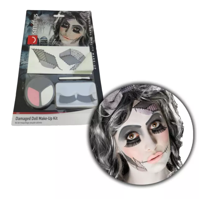 Squelette Kit Maquillage Fx Visage Fantôme Peinture Déguisement