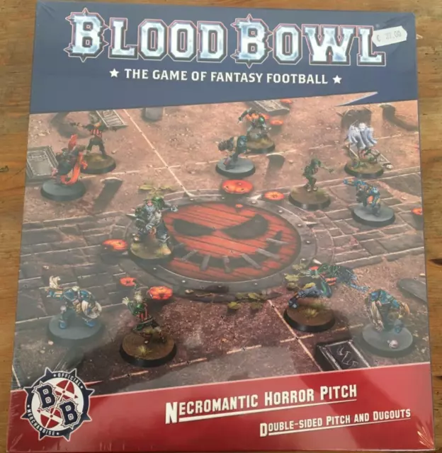 Necromantic Horror Pitch-NIB-OOP-Undead- Zombie-Blood Bowl-Warhammer-AoS