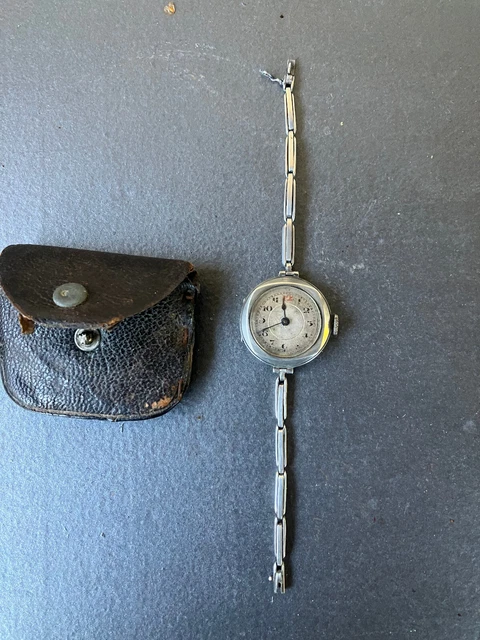 Bracelet Ancien En Argent Massif - Occasion - Bijou Vintage