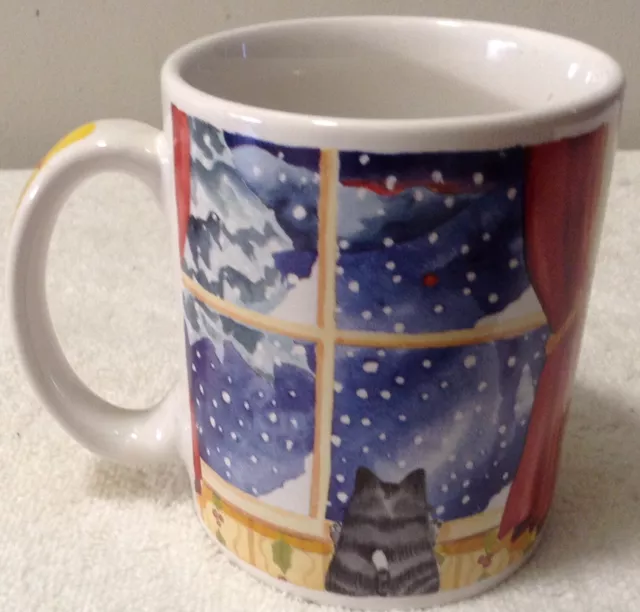 CYPRESS POINT TRADING CO. SANTA'S NIGHT OUT "Snowy" MUG