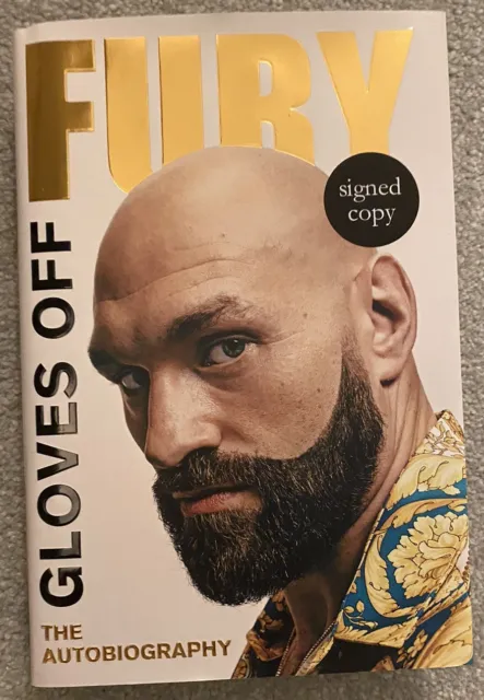 Tyson Fury Signed Edition Gloves Off Autobiography Book. New