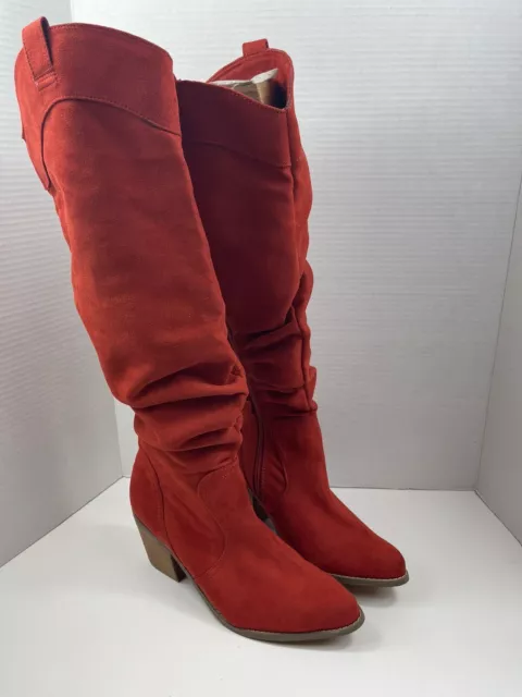NOT HATED WOMEN'S High Boots Narrow Calf - Taupe - Size 7 Color Coral ...