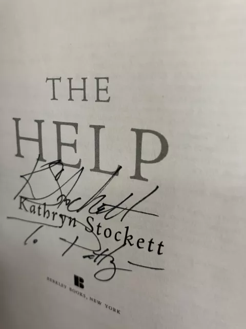 SIGNED The Help by Kathryn Stockett (2012, Trade Paperback)